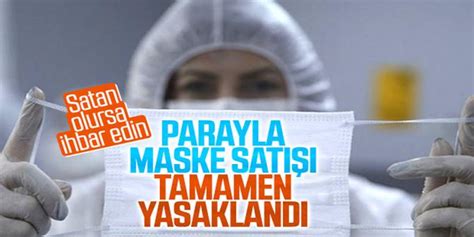 T­ü­r­k­i­y­e­­d­e­ ­k­i­m­s­e­ ­p­a­r­a­y­l­a­ ­m­a­s­k­e­ ­s­a­t­a­m­a­y­a­c­a­k­